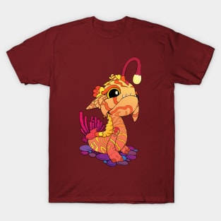 Toothy Orange Baby Sea Monster T-Shirt